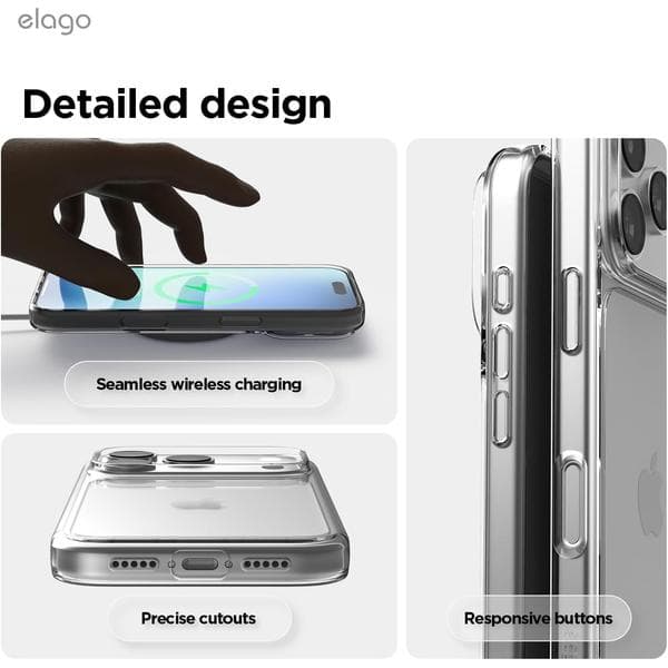 iPhone 17 Pro Case, Crystal Clear Case, Technology, Ultra-Thin, Raised Camera Protection, Durable Scratch-Resistant, Shockproof Protective Case