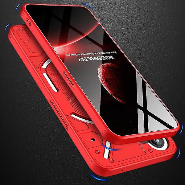 Pc Phone Case För Nothing Phone 1 Red