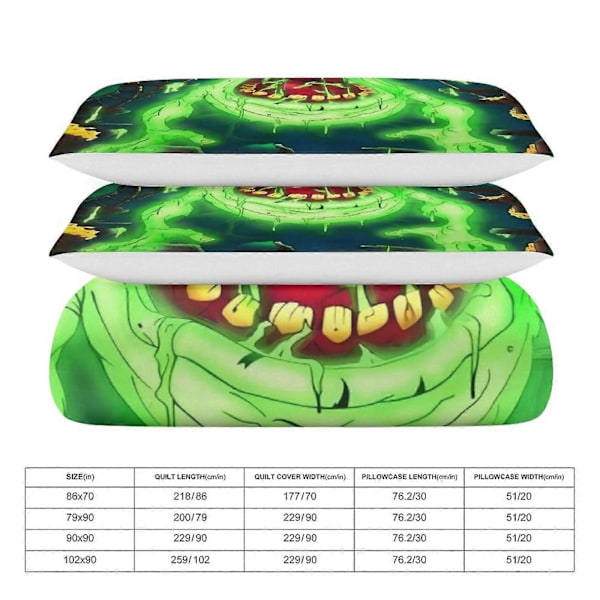 x595 Ghostbusters -pussilakanasetti, mikrokuituinen vuodevaatesetti, 3D-painettu kevyt 3-osainen peittosetti, 1 pussilakana ja 2 tyynyliinaa lapsille ja pojille 135x200cm 53x78in