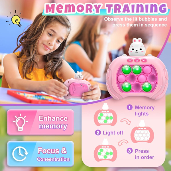 Spel, Light Up Sensory Fidget Toy för 4 5 6 år gamla pojkar flickor presenter, Pop Game Toys för 9-11 år gamla barn julklappar födelsedagspresenter