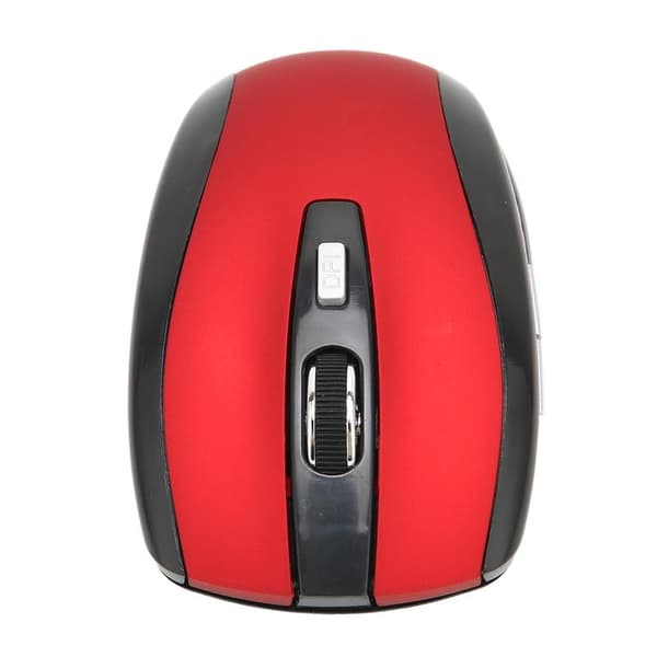 Mini Wireless Mouse 2.4GHz 3 Levels DPI Adjustable Wide Compatibility Mini Matte Texture Computer Accessories Red
