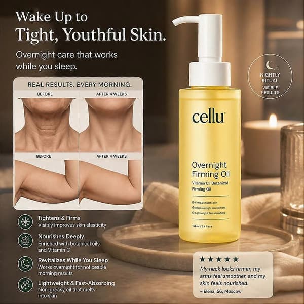 Opstrammende olie til natten - 100 ml