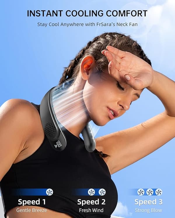 Genopladelig Halsventilator Personlig Ventilator