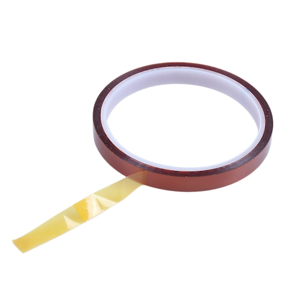 10 mm leveä lämmönkestävä korkean lämpötilan liima-aine Kapton-teippi Gold
