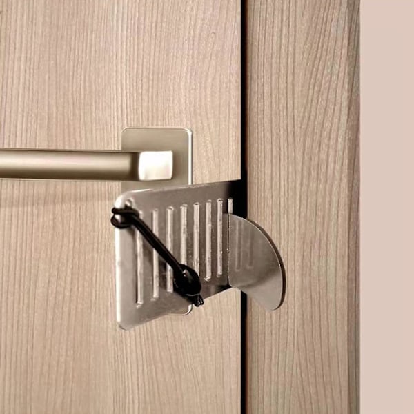 Ovi Lukko Turvallisuus Matkalle Raskaan Käyttöön Kannettava Ovi Lukko Tulppa, Jumi Home Safety Lukko, Salpa Laite