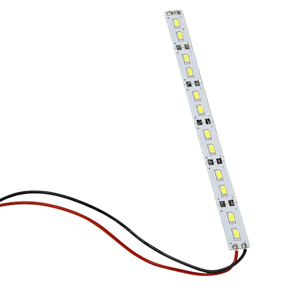 24 lysdioder chassis lys aluminium led stripe 6v for 1/10 1/8 rc bil crawler