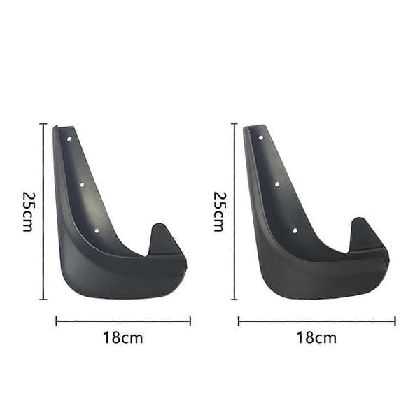4 st Universal Bil Stänkskydd Mud Flaps Fram Bak Hjul Stänkskärmar Biltillbehör Spla