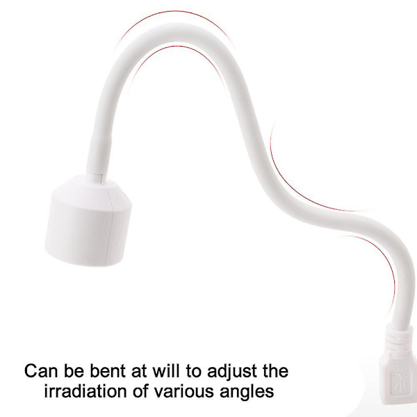 Eboxer Mobil Pcb Reparationsverktyg Led Uv Limhärdande Lampa Ultraviolett Ljus Usb-driven Med Klämma & Strömbrytare 3w