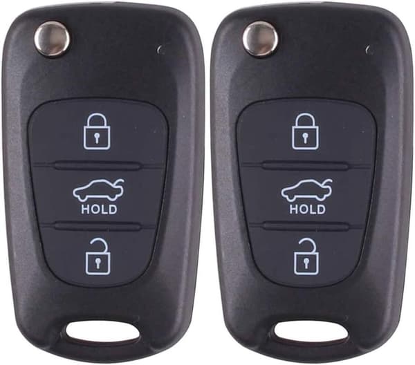 Hyundai i20 i30 i35 ix20 ix35 Replacement Key Remote with 3 Buttons (2 Pack)[GPA]