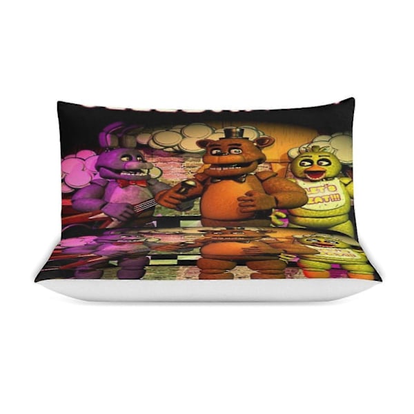 x254 Five Nights at Freddy's Påslakan Mikrofiber Sängkläder Set 3D-tryckt Lättviktigt 3-delat Täcke Set, 1 Påslakan och 2 Örngott 240x260cm 94x102in