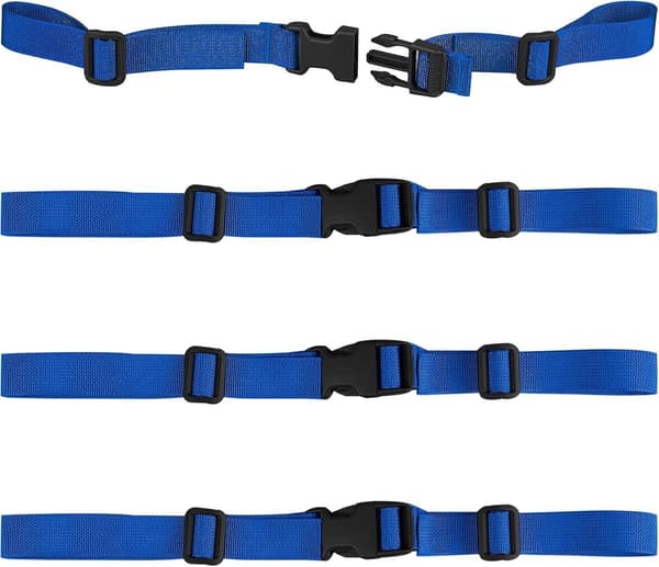 4 Pieces Chest Strap 61 cm x 2.5 cm Adjustable Chest Strap Non-slip Chest Strap for Backpack Quick Release Buckle Durable Quick Release