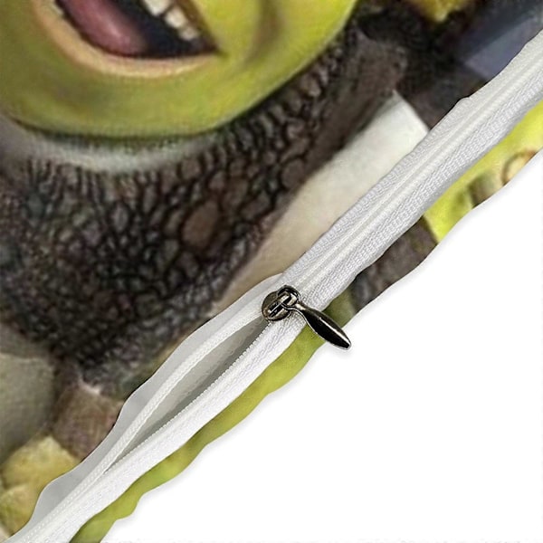 x95 Shrek 3-delt sengetøjssæt Varmt og behageligt blødt dynebetræk sengetøjssæt med 1 dynebetræk og 2 pudebetræk til soveværelse b95 135x200cm 53x78in
