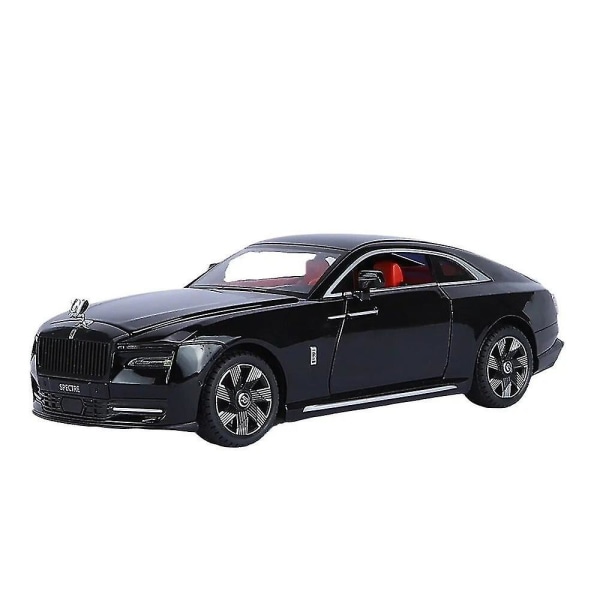 1/24 Rolls-Royce Spectre Legetøjsbil Model Høj Simulation Legering Lyd Lys Træk Tilbage Legetøjsbil Til Dreng Julegave Samling Ingen Æske Black