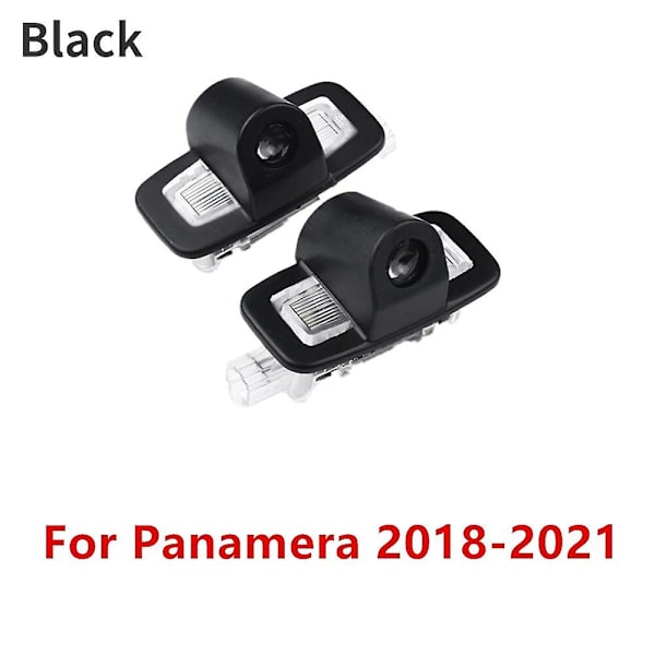 2 kpl Led-auton logon ovenvaloja Porsche Panamera 970 971 2010 - 2014 2015 - 2023 Tervetuloa-lamppu Ghost-lamppu Tarvikkeet Black