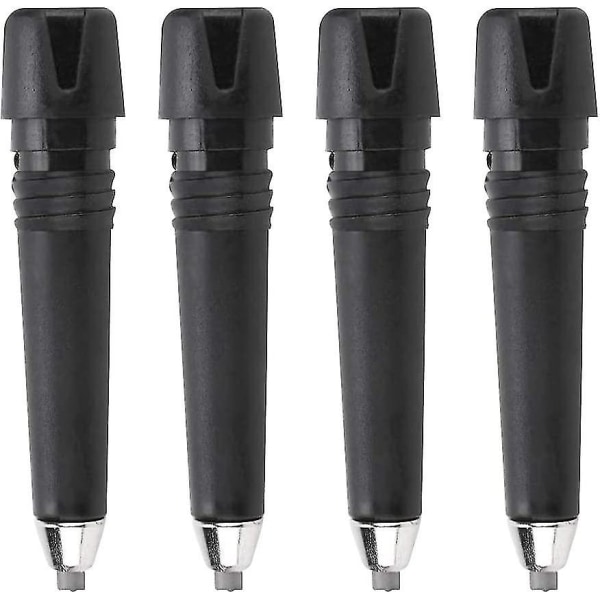 4 Pieces Alpenstock Hiking Stick Tip Trekking Cane Tip Hiking Pole Accessories For Hiking Climbing