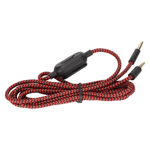 Headphone Cable Built-in Microphone Replacement Headset Cable with Volume Control for Logitech G433 G233 G Pro X PC Phone