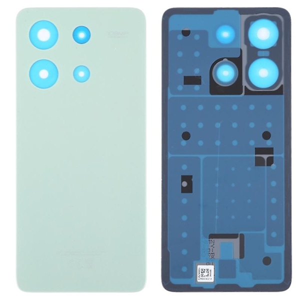 Til Xiaomi Redmi Note 13 4G OEM Batteridæksel Udskiftningsdel - Multicolor Green