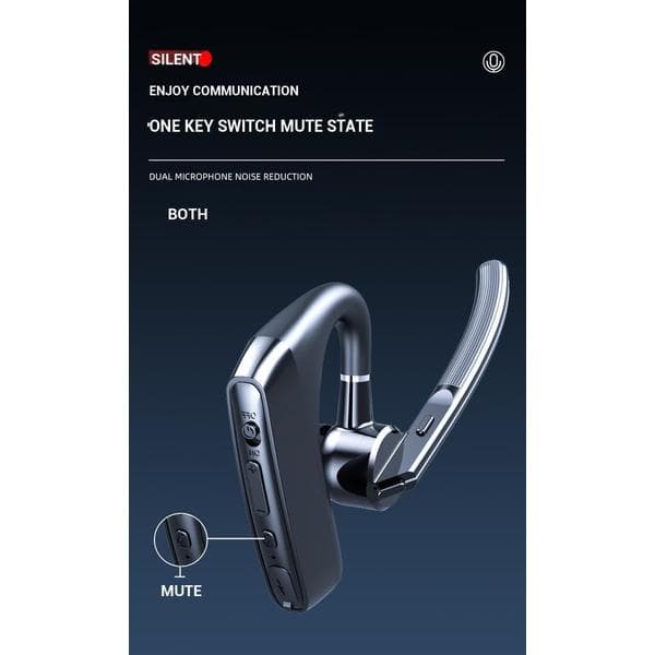 Bluetooth-headset trådlöst ultralång batteritid mini sport samtal business brusreducering headset V8C