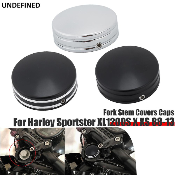 För Harley Sportster övre cap Mutter Kåpa Kåpor Motorcykel Axel Cap cover Fyrtioåtta Xl1200xs Xl1200s 1988-2013 Black White