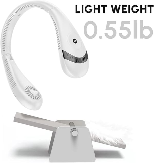 Halsventilator USB Genopladelig Personlig Ventilator