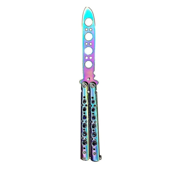 1 stk. Butterfly Sharp Tool Dull Safety Unsharpened Pocket Blunt Balisong Trainer Practice Tool