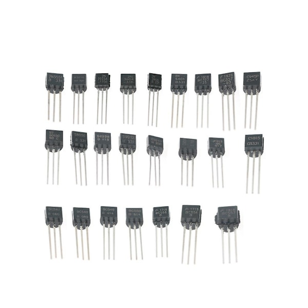 840 stk. TO-92 Diode Transistor Sett 24 Spesifikasjoner Transistor Kit