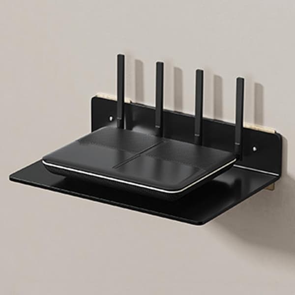 Floating Projector Wall Mount Shelf Security Camera Wall Shelf TV Boxes Router Floating Shelf Multifunctional Wall Mount Black 0.1