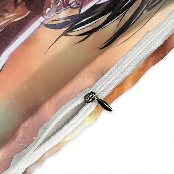 v1225 Attack On Titan Täcke Set Tjockt Mjukt 3 Delars Sängklädesset Året Runt Täcke med 2 Örngott för Vuxna Kvinnor Flickor Tonåringar Hem Rum Deco 135x200cm 53x78in