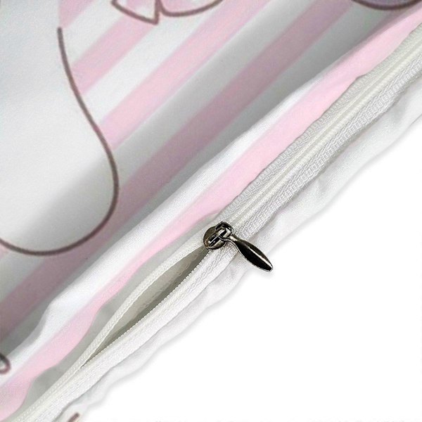 v775 Cinnamoroll 3-delars Bäddset för Enkelsäng - Inkluderar 1 Enkeltäcke och 2 Örngott - Blekningsresistent Mikrofiber - Cinnamoroll io775 200x200cm 78x78in