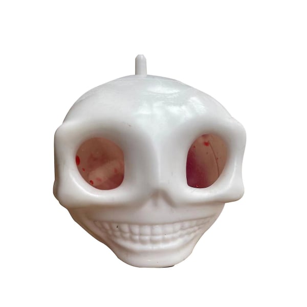 Skull Monster Gothic Fidget Lelu: purista, vapauta stress relief, hauskaa ja omituista - Jxlgv White