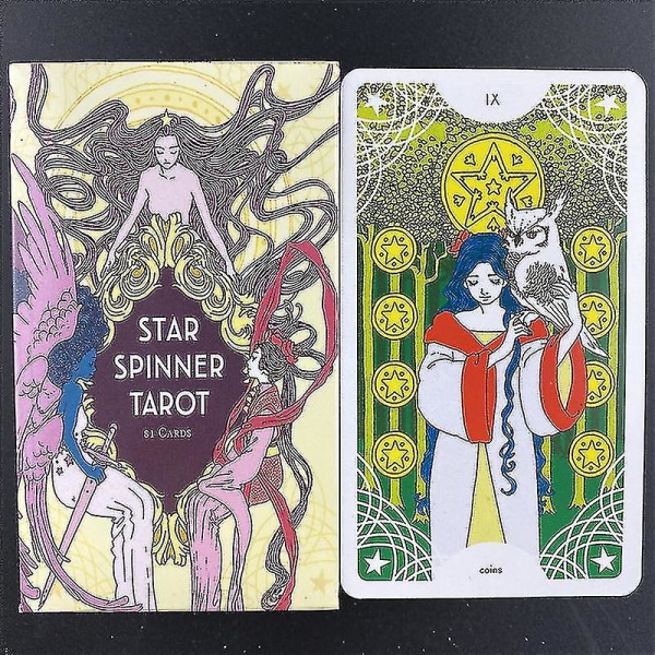 Star Spinner Tarot Engelsk Versjon Bordstokk Tarot Oracle Kort Morsomt Spill Spådom Skjebne Brettspill Pdf Guidebook 78stk Tt66