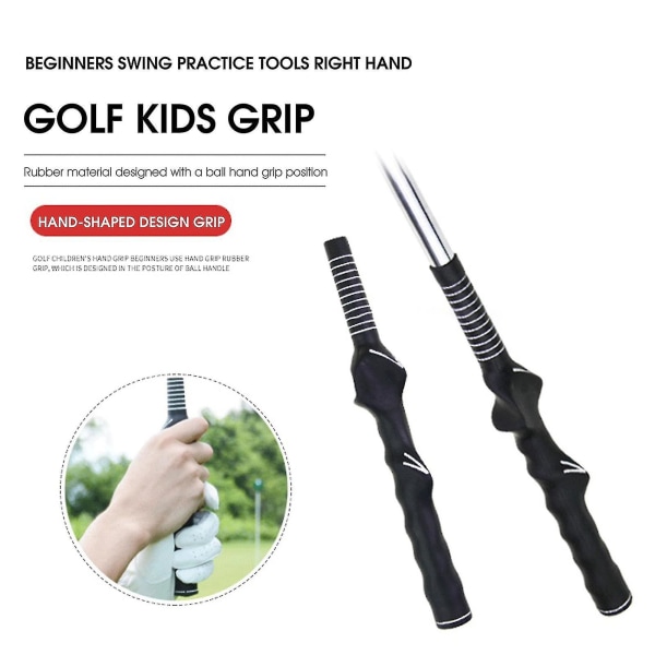 Club Grip Anti-Slip Swing Övningar Ergonomisk design Nybörjare Korrekt träning Golfgrepp för Golf Club_ahf