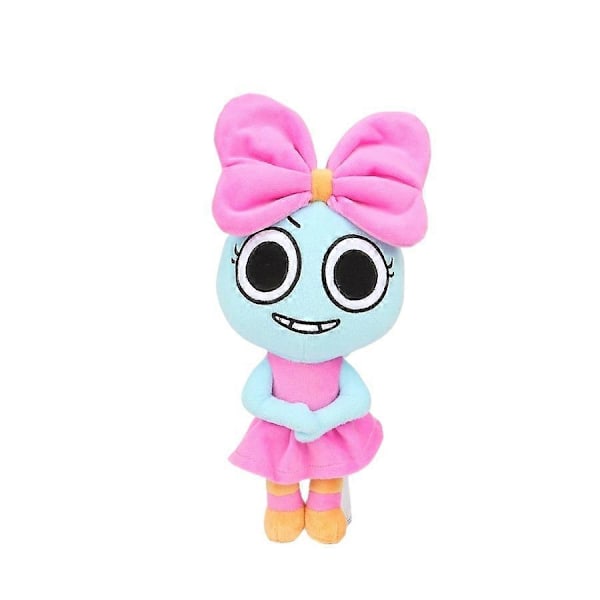 Dandys World Pebble Plush Legetøj Gyser Spil Dandys World Rodger Goob Plushie Sød Anime Fyldt Blød Pude Hjem Decor Dukke Gave Gold