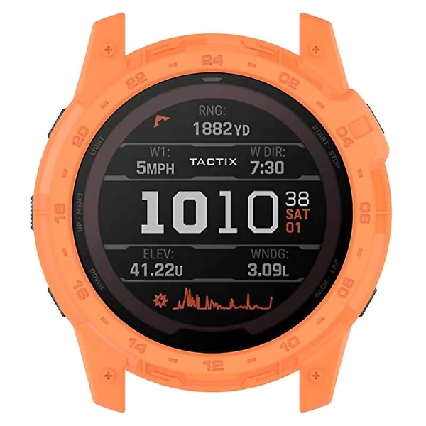 Watch Case til Garmin Enduro 2 Tactix7 Udhullet Tpu Skala Case Black