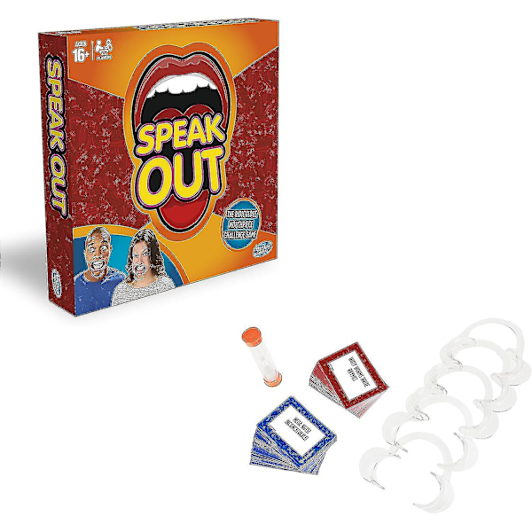 Speakoutgame Morsom Tricky Braces Leke Tale Språk Utfordring Spill Speak Out Braces Tricky Spill Rekvisitter