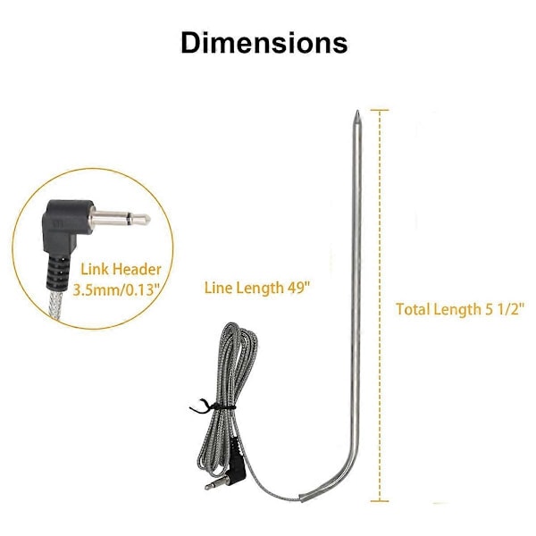 9004190170 Kjøttemperaturfølere - Reservedel for Masterbuilt