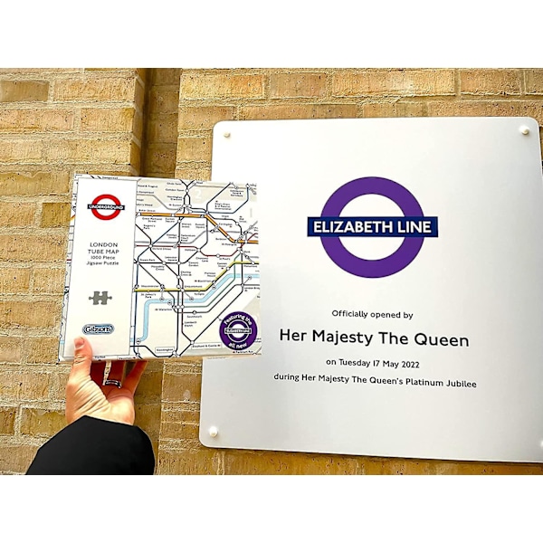 Gibsons TFL London Tunnelbanekarta Pussel (1000 bitar)