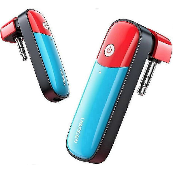 UGREEN Bluetooth 5.0 Transmitter, Wireless Hi-Fi Adapter 3.5mm Aux Bluetooth Transmitter with APTX Low Latency Compatible with Switch, Switch Lit