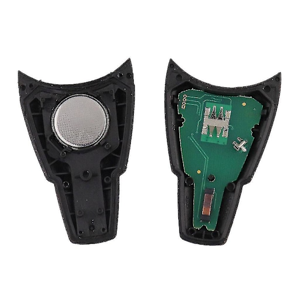 434MHz Smart Fjärrkontroll Nyckelbricka för Saab 93 95 9-3 9-5 2003-2010 LTQSAAM433TX ID46 Chip Ersättning Mjukt Gummi Pad Case