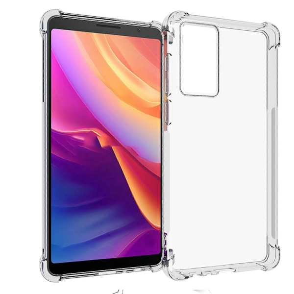 For TCL 501 TPU-deksel Gjennomsiktig Fallsikkert Beskyttende Telefondeksel Transparent