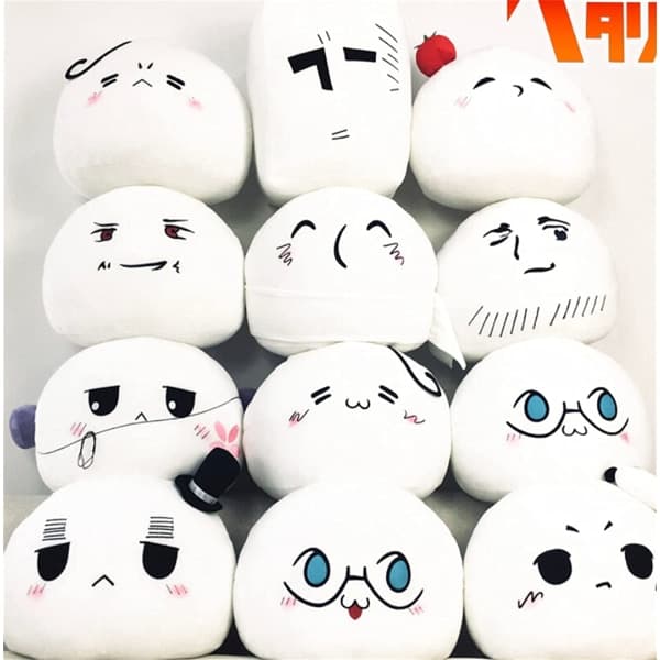 IC Anime Hetalia Axis Powers Plysj Ballformet Pute