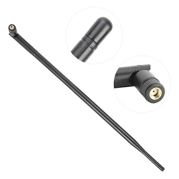 12DBI WiFi Antenne, 2.4G/5G Dual Band High Gain Langtrækkende WiFi Antenne med RPSMA Konnektor