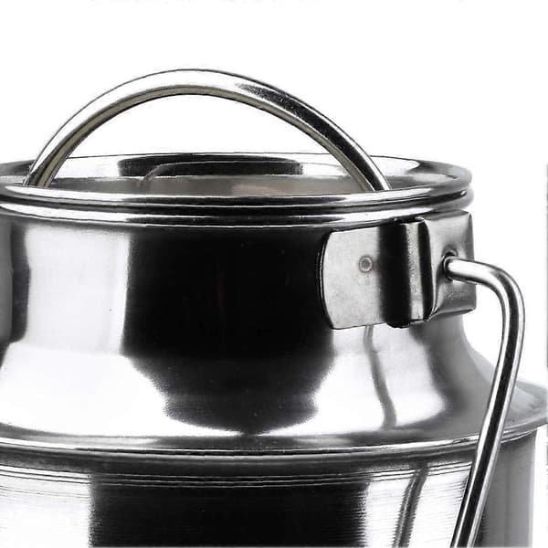 Melkekanne i rustfritt stål for oppbevaring og transport