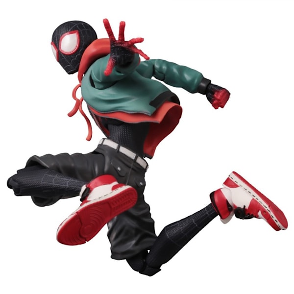 Legends Sentinel Spiderman Actionfigur Spider-verse Miles Sv Shf Morales Peni Parker Animefigurer Statue Leke