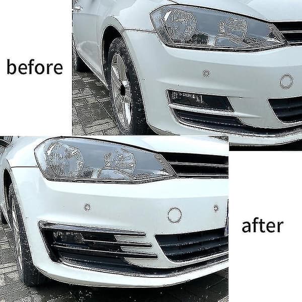 Til Golf 7 Mk7 2014 2015 2016 2017 Forlygtegitter Forlygteøjenbryn Dæksler Sort