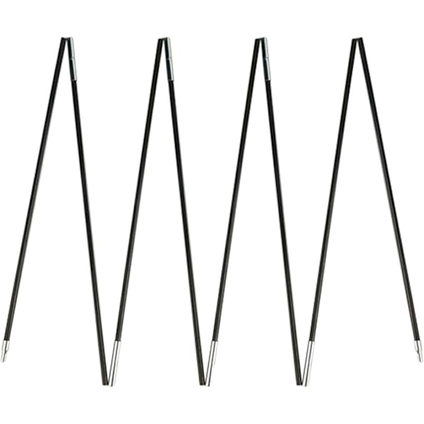 Universell trampolin fiberglasstång, används för att ersätta toppstång/metallring - 2 lock [total längd 3,2 meter] 7 sektioner Single tent