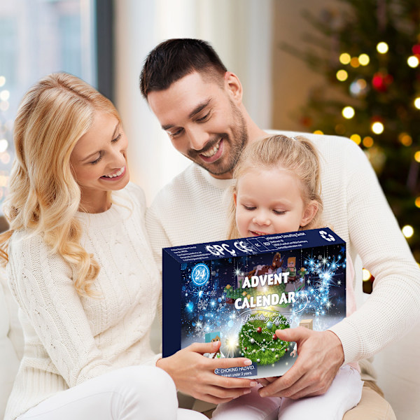 Minecraft Adventskalender Julklappsset, Nedräkningsäventyr Presentidé, Daglig Samlaröverraskning