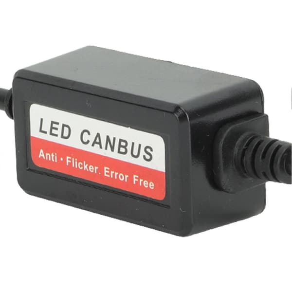 2 st H8 H9 H11 LED Canbus Decoder 12V Fel Fri Anti Flimmer Decoder för LED Strålkastare Dimljus