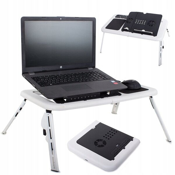 Sammenleggbart laptopbord, grå