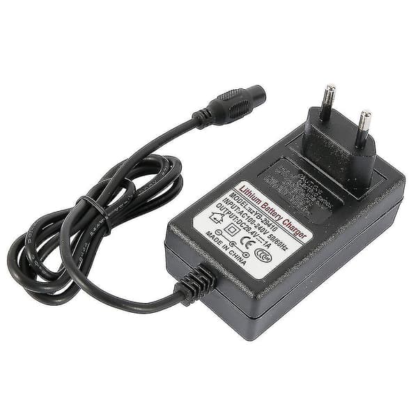 Scooterladdare, 24v, 3.3 Ft Strömadapter för Razor E100 E125 E150 E175 E200 E300 E500